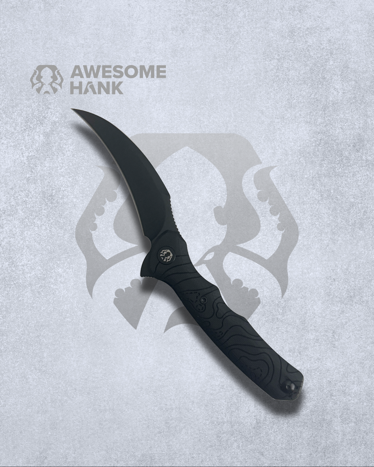 TRIVISA LACERTA TOPO VARIANT EXCLUSIVE BLACK G10 14C28N (3.34" BLACK STONEWASH)