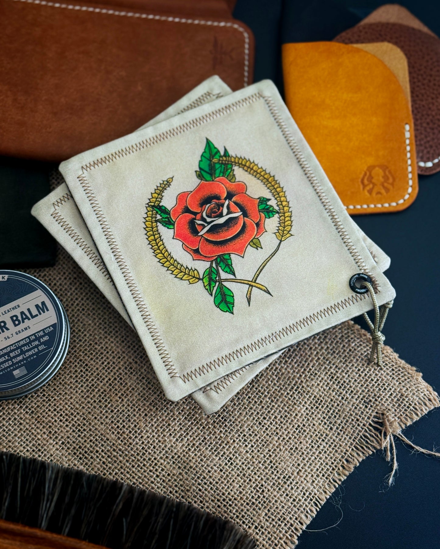 HOLD FAST HANDKERCHIEF + MONEY CLIP CARD WALLET