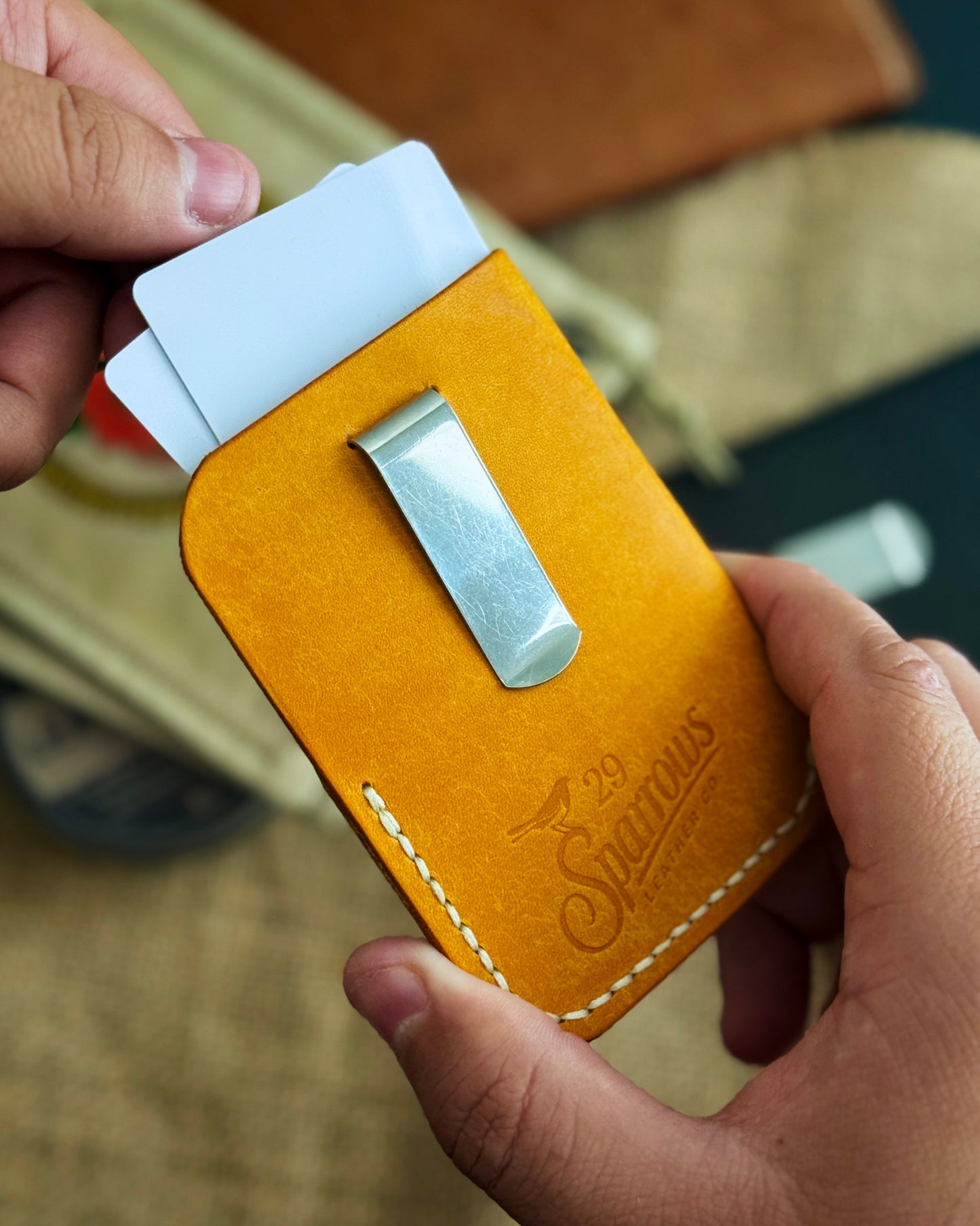 HOLD FAST HANDKERCHIEF + MONEY CLIP CARD WALLET