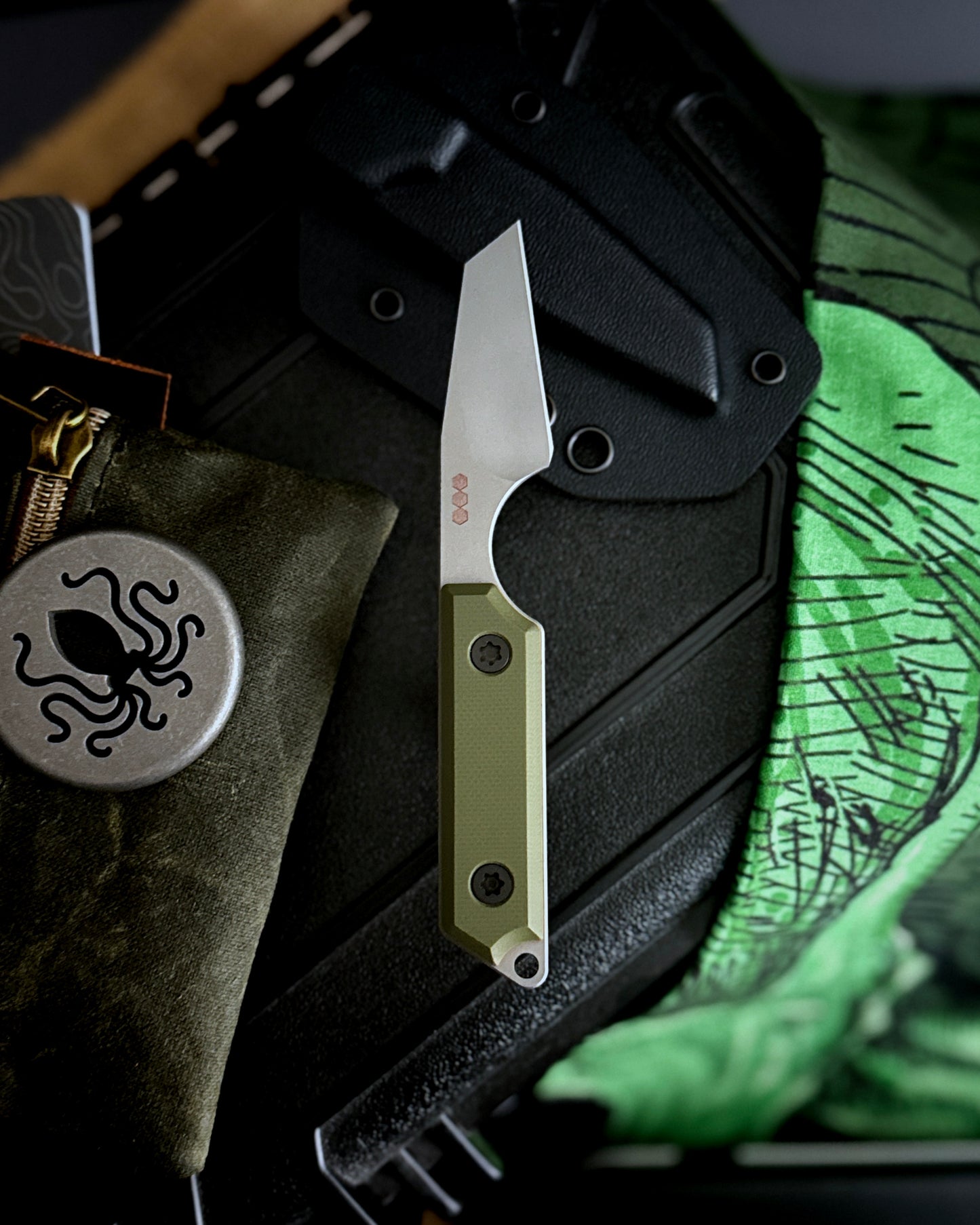 AWESOME HANK VANIR MAGNACUT (1.7" GLASS BEAD BLASTED STONEWASH)