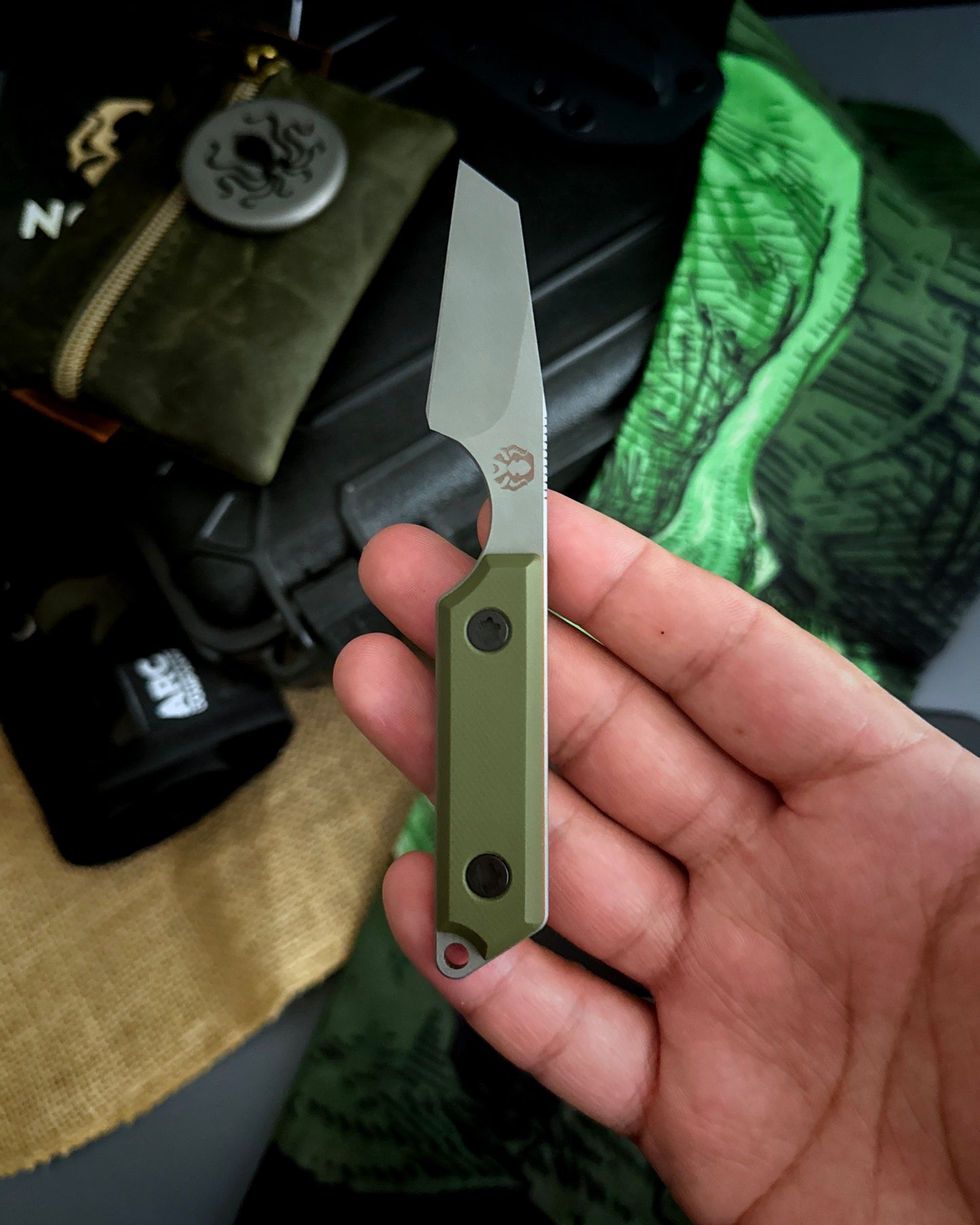 AWESOME HANK VANIR MAGNACUT (1.7" GLASS BEAD BLASTED STONEWASH)