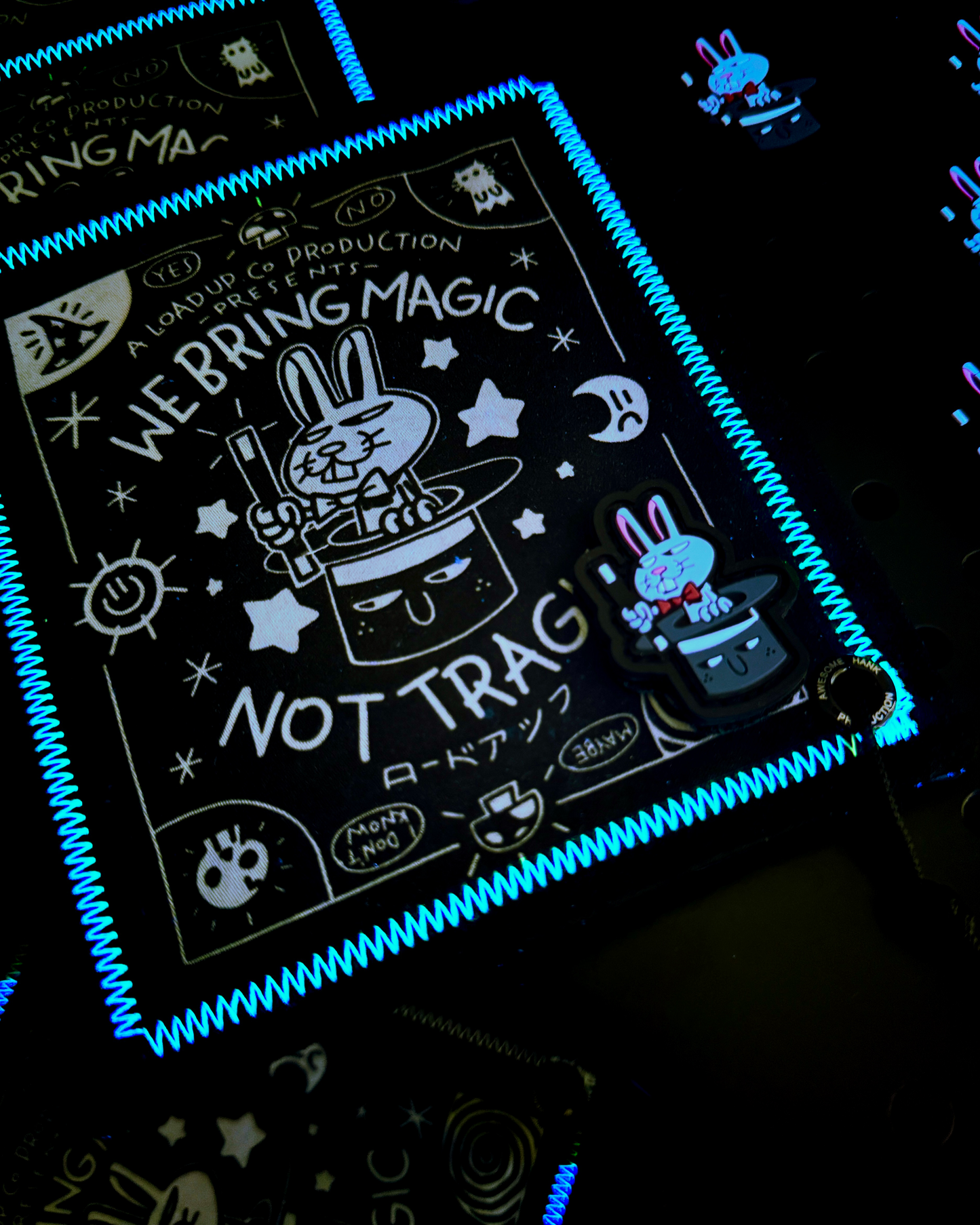 NO TRAGIC RABBIT HANDKERCHIEF + PATCH PACK