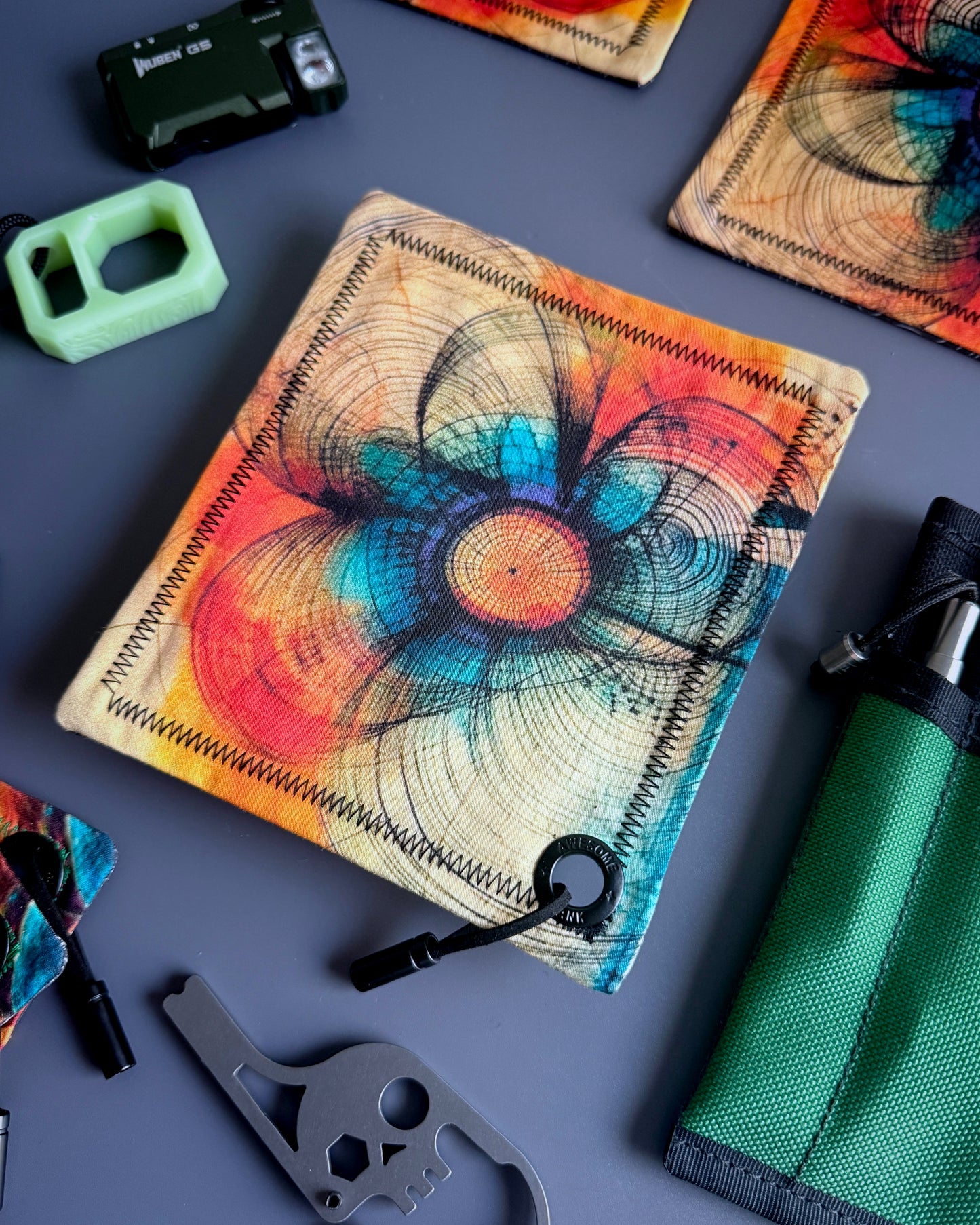 SPIRAL IMPLOSION HANDKERCHIEF
