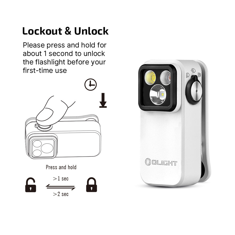 OLIGHT OCLIP PRO (WHITE)