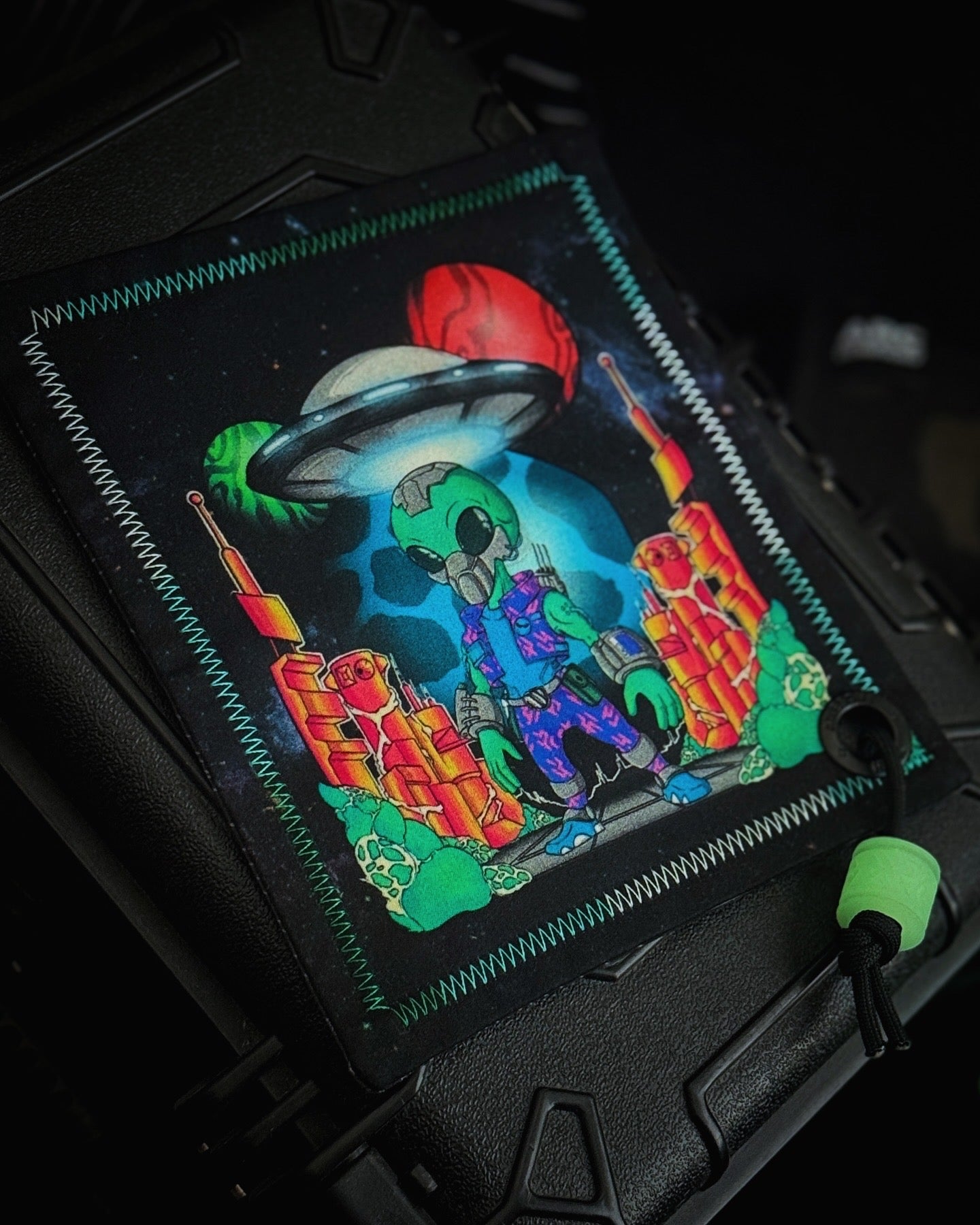 THE MARTIAN HANDKERCHIEF + GITD BEAD