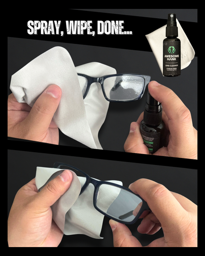 AWESOME HANK LENS CLEANER - 1.oz SPRAY BOTTLE