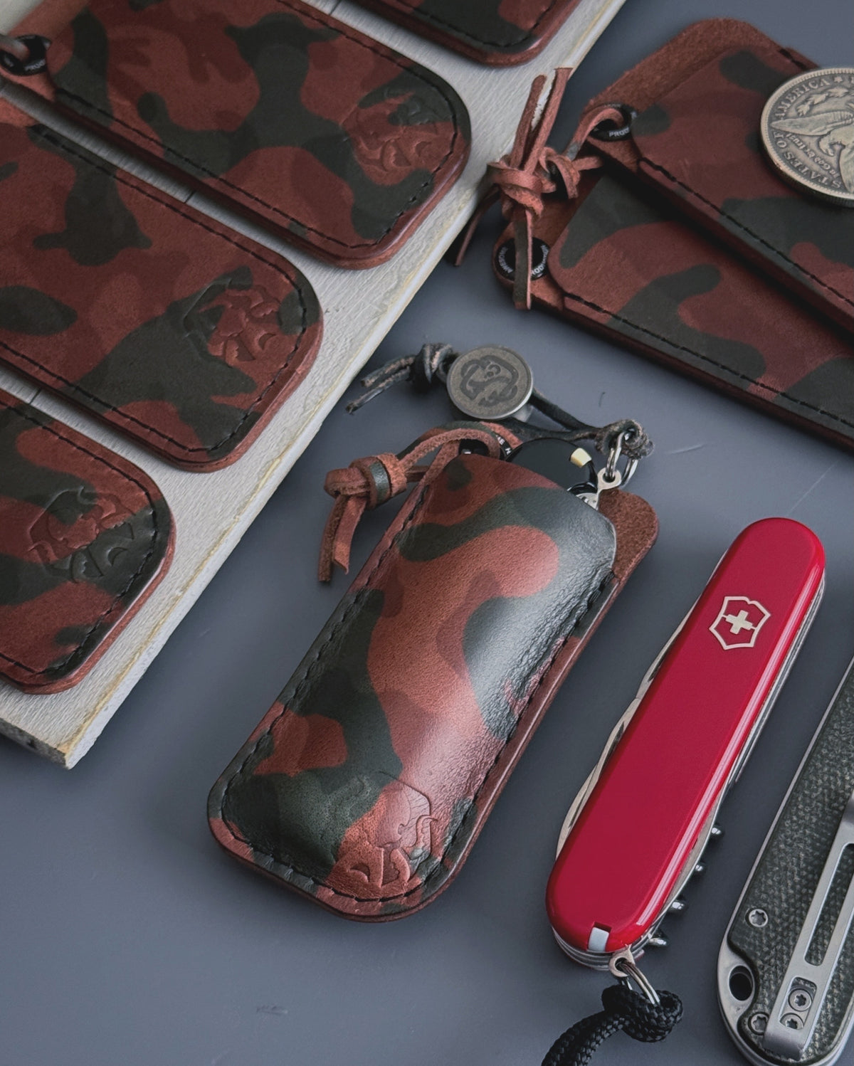 THE HORSESHOE KNIFE JACKET - LA BRETAGNA LEATHER (LIMITED EDITION BADLANDS CAMO)