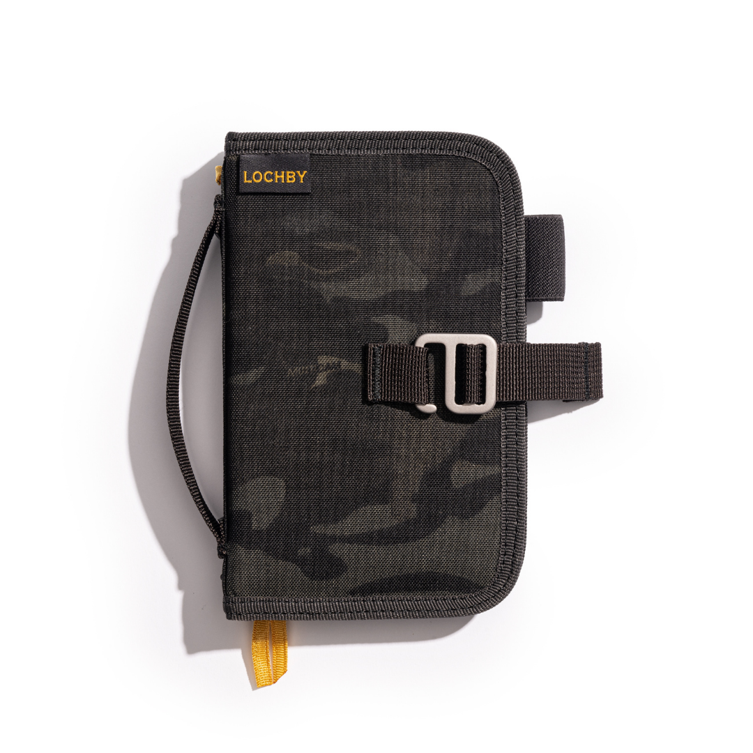 LOCHBY MINI FIELD JOURNAL (BLACK MULTICAM)