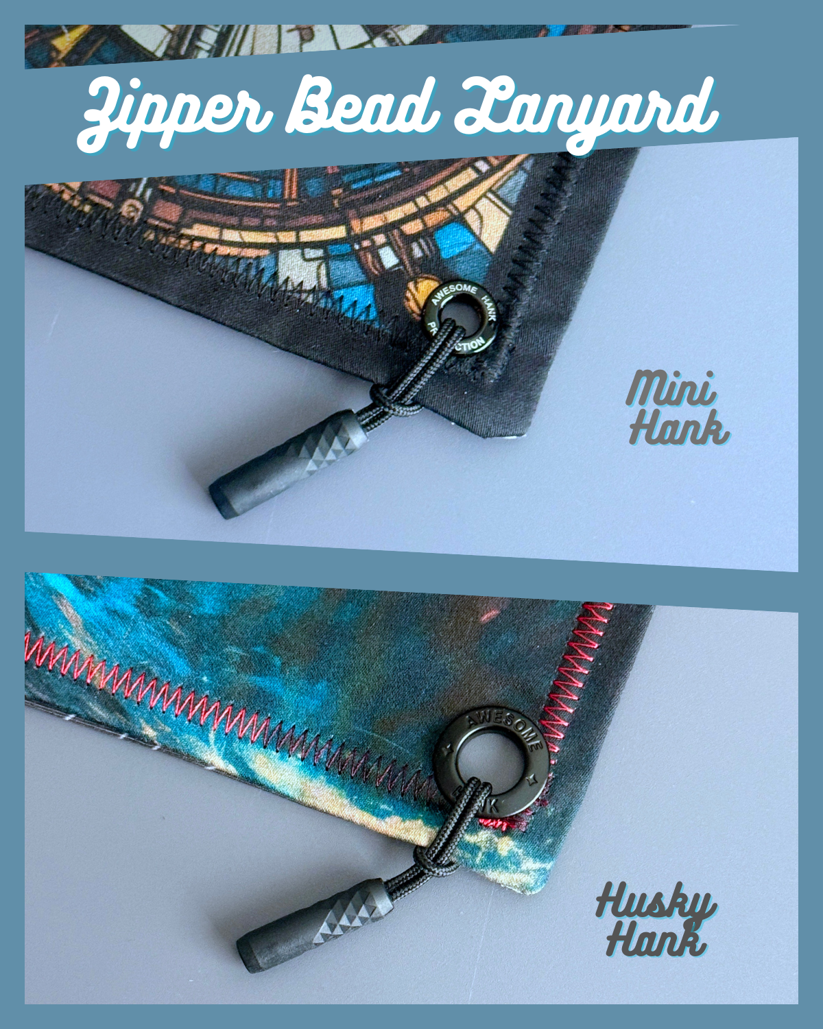 STAINED GLASS BONFIRE HANDKERCHIEF (MINI)