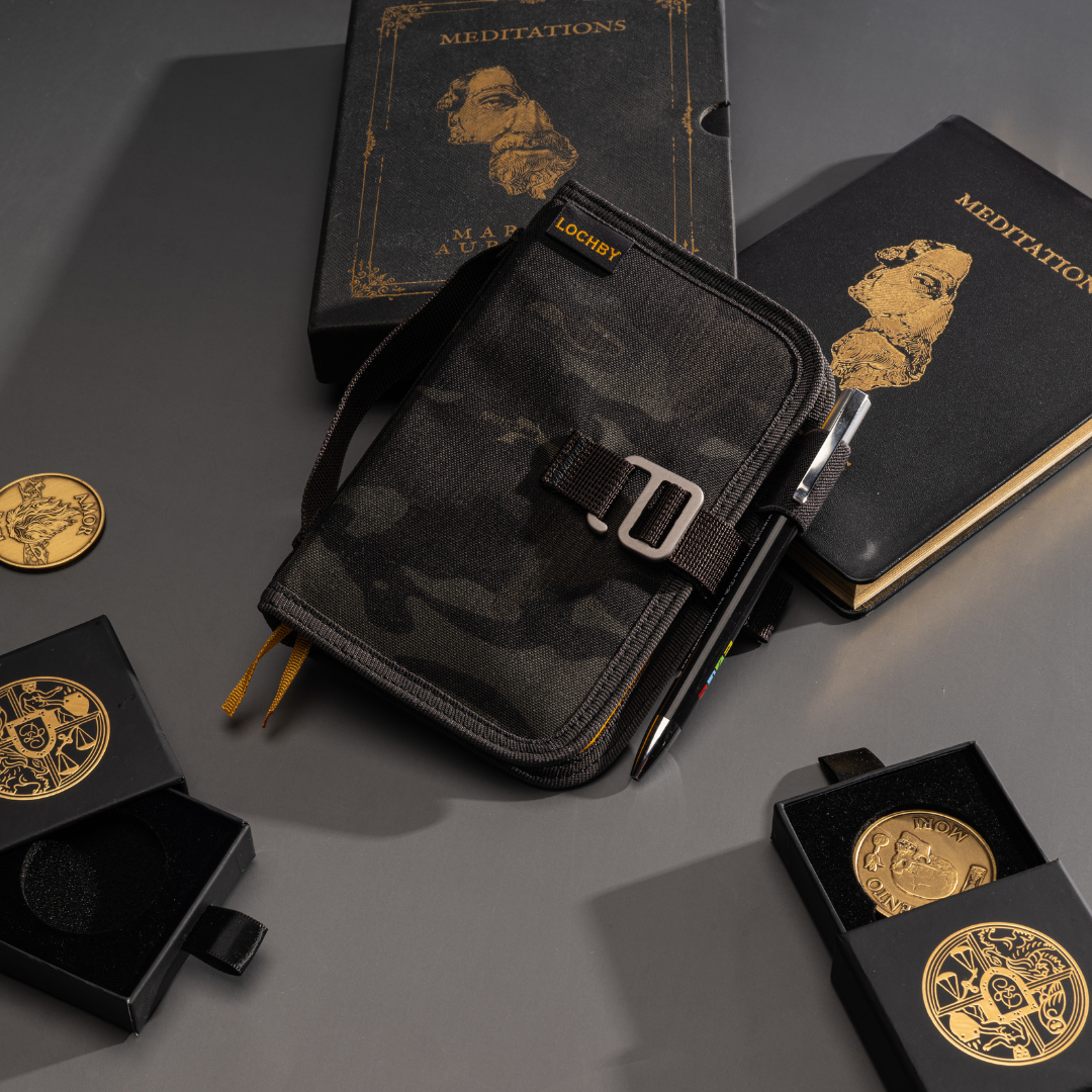 LOCHBY MINI FIELD JOURNAL (BLACK MULTICAM)