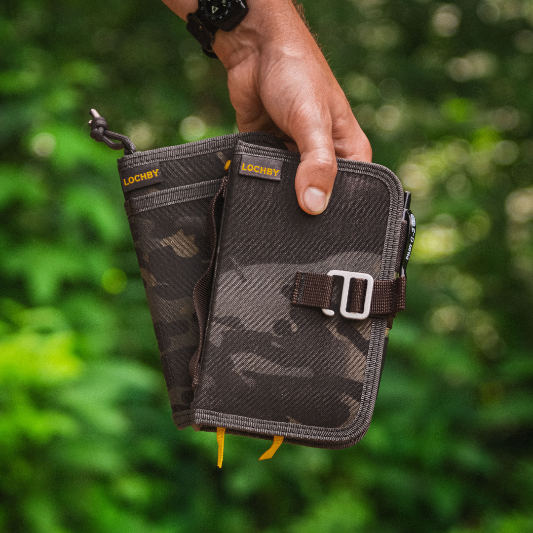 LOCHBY MINI FIELD JOURNAL (BLACK MULTICAM)