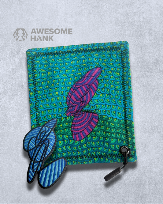 ABSTRACT HANDKERCHIEF + PATCH + ARTWORK BUNDLE