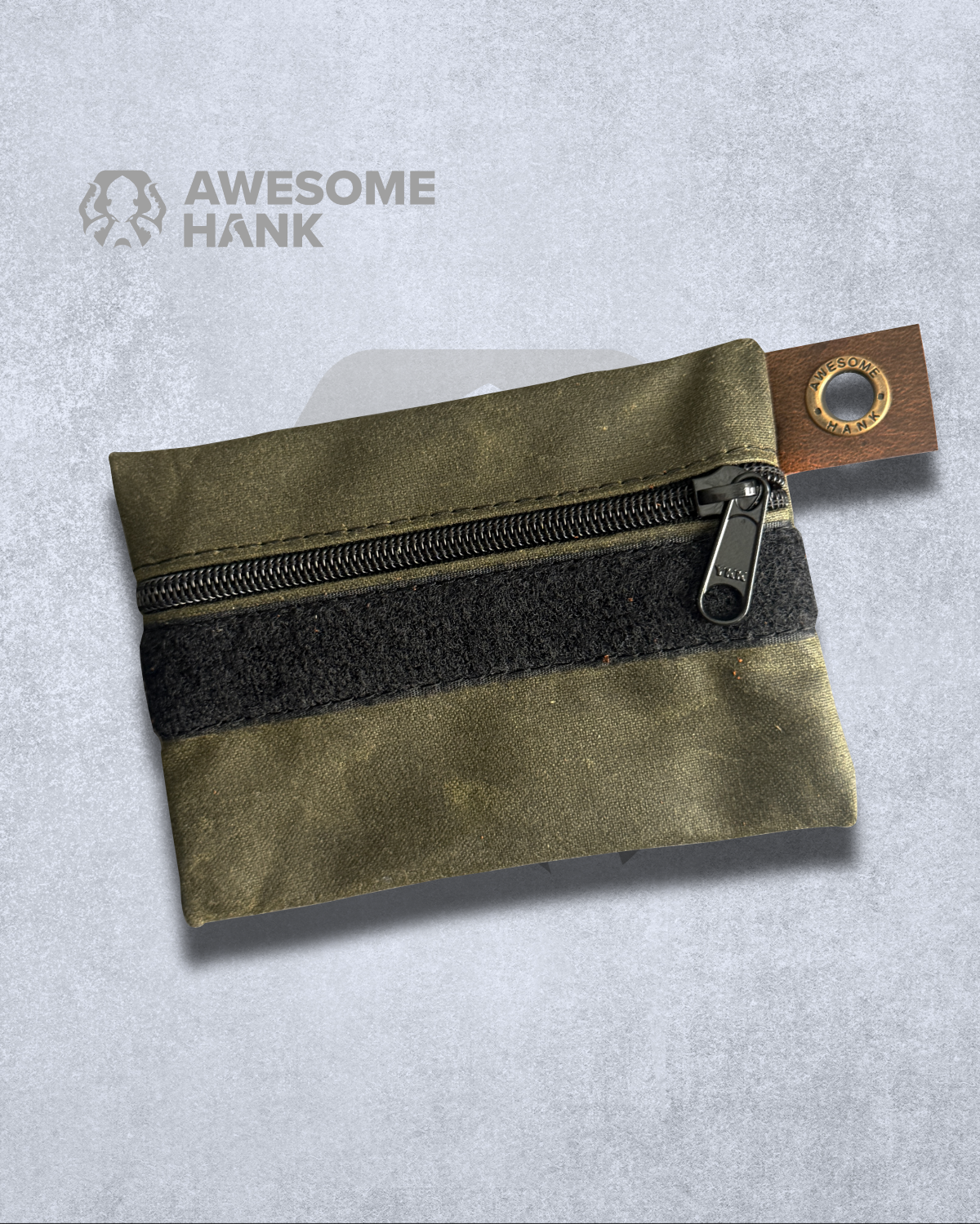 ALPINE WAXED CANVAS FLAT-LAY POUCH - SMALL (MULTIPLE COLORS)