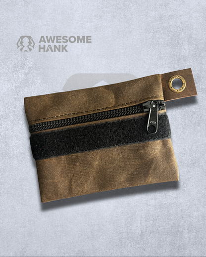 ALPINE WAXED CANVAS FLAT-LAY POUCH - SMALL (MULTIPLE COLORS)