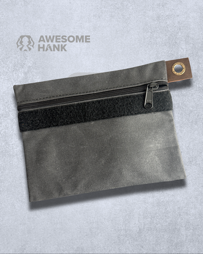ALPINE WAXED CANVAS FLAT-LAY POUCH - MEDIUM (MULTIPLE COLORS)