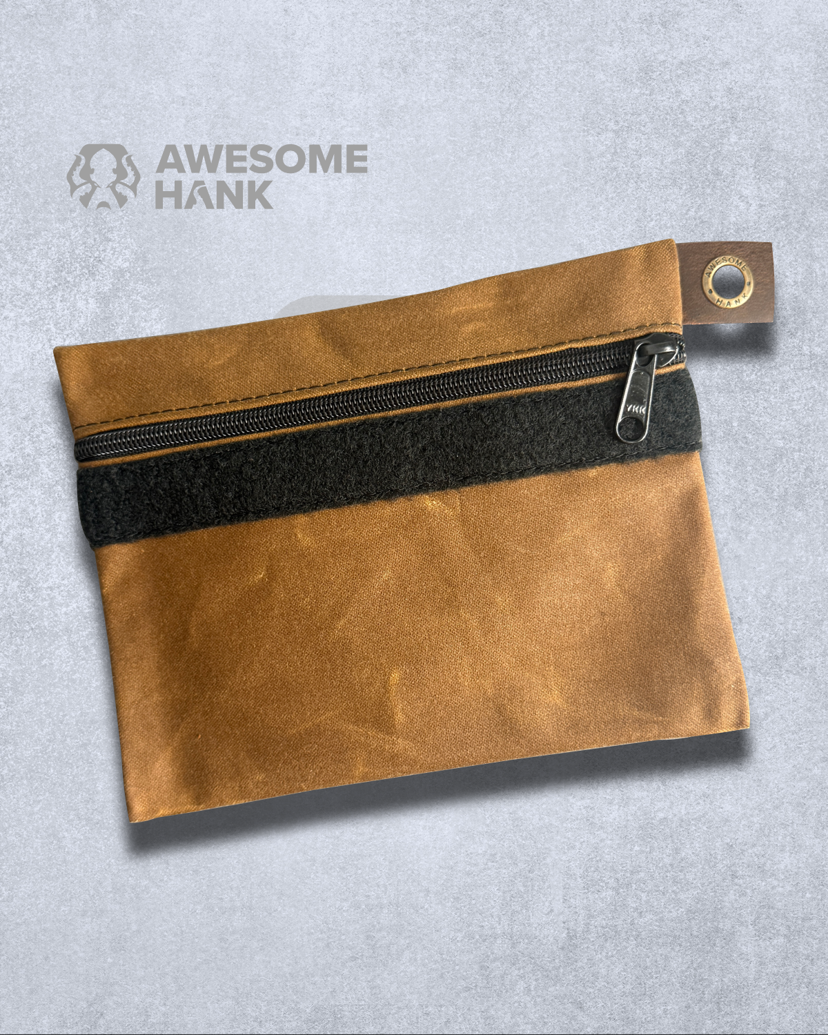 ALPINE WAXED CANVAS FLAT-LAY POUCH - MEDIUM (MULTIPLE COLORS)