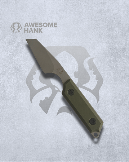 AWESOME HANK VANIR MAGNACUT (1.7" GLASS BEAD BLASTED STONEWASH)