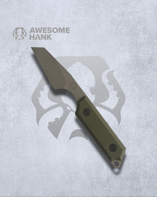 AWESOME HANK VANIR MAGNACUT (1.7" GLASS BEAD BLASTED STONEWASH)