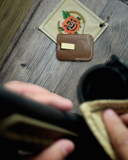 HOLD FAST HANDKERCHIEF + MONEY CLIP CARD WALLET