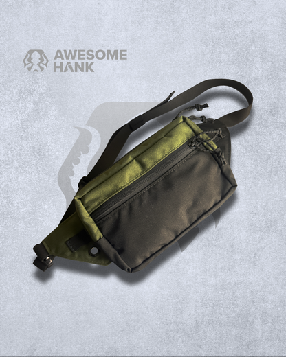 EARTHSEED BLK N' OLIVE FANNY PACK