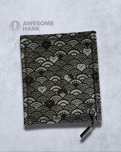CAT WAVES MIDNIGHT HANDKERCHIEF (MINI) - EDC HANK