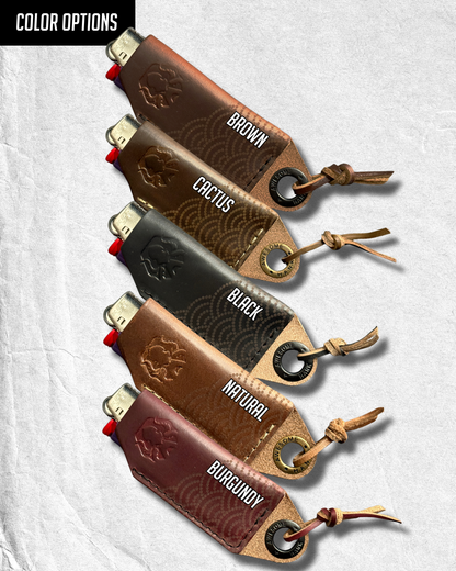 THE BOOT LIGHTER JACKET - HORWEEN LEATHER SEIGAIHA MOTIF (MULTIPLE COLORS)