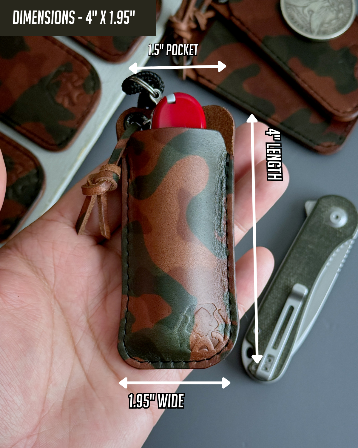 THE HORSESHOE KNIFE JACKET - LA BRETAGNA LEATHER (LIMITED EDITION BADLANDS CAMO)
