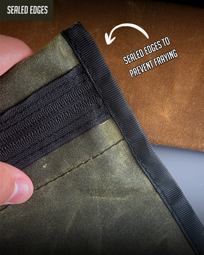 RIVER WAXED CANVAS CADDY ORGANIZER - LARGE W/ CRAFT NOTEBOOK (MULTIPLE COLORS)