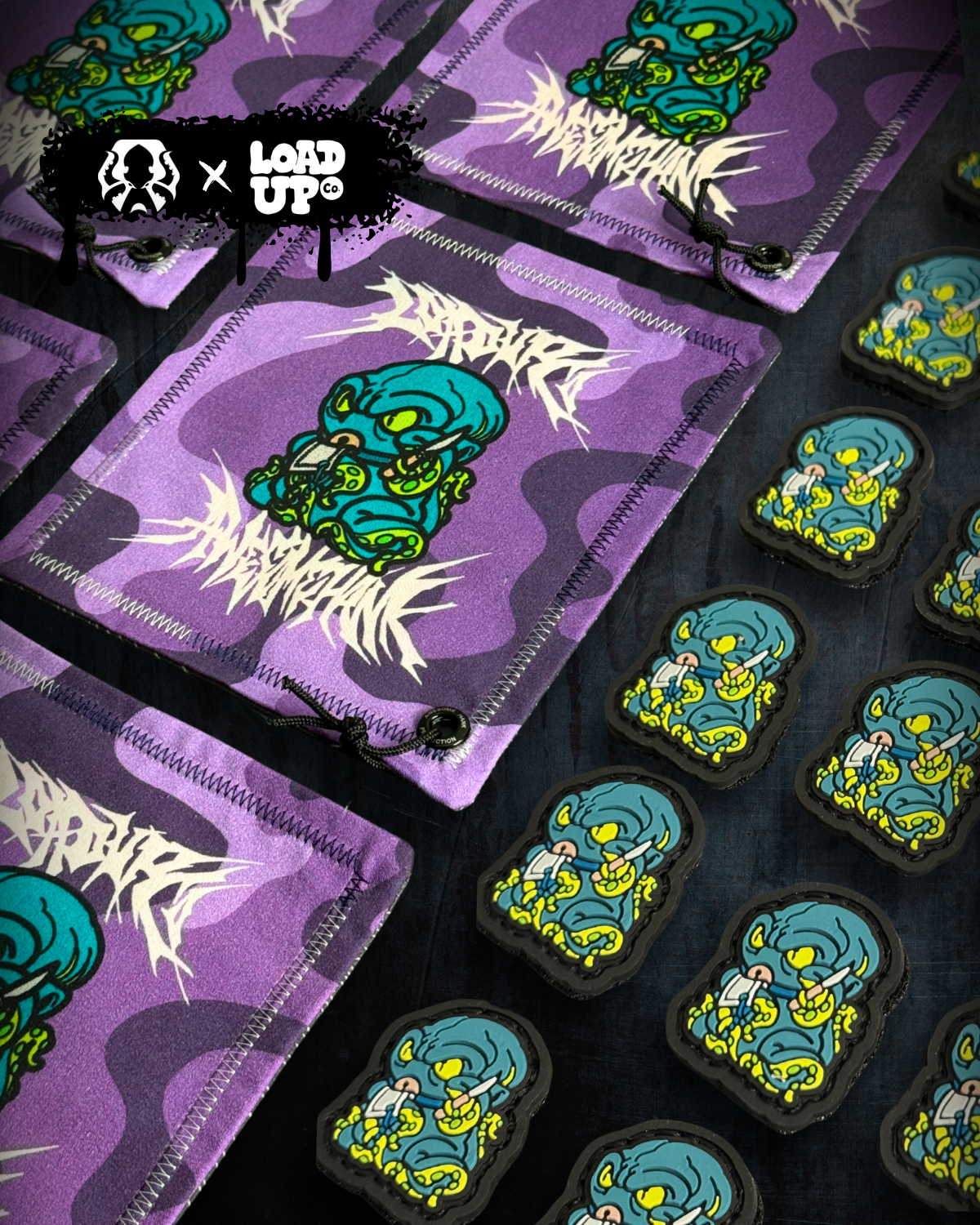 AWESOME KRAKEN HANDKERCHIEF + PATCH PACK (MINI)
