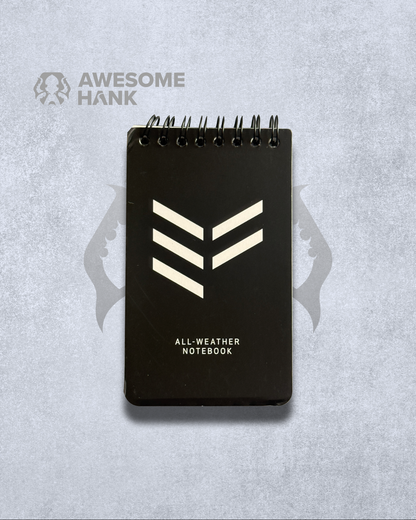 DAPPER DESIGN ALL-WEATHER NOTEBOOK