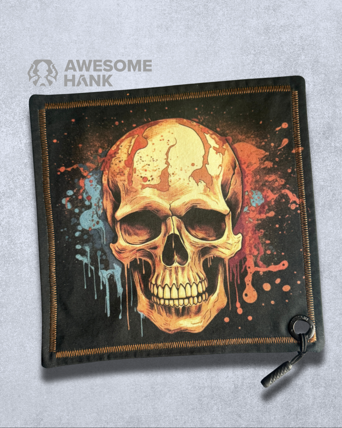 DRIP SKULL HANDKERCHIEF (XL) - EDC HANK