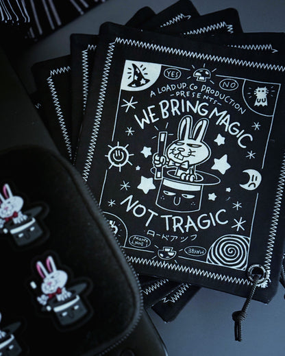 NO TRAGIC RABBIT HANDKERCHIEF + PATCH PACK