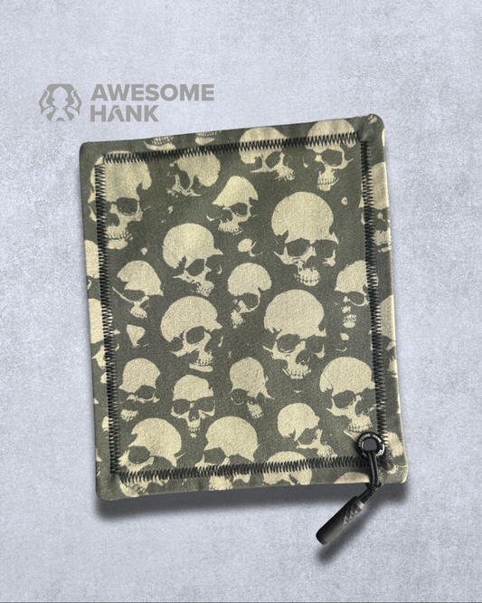 FIELD O' SKULLS HANDKERCHIEF (MINI) - EDC HANK