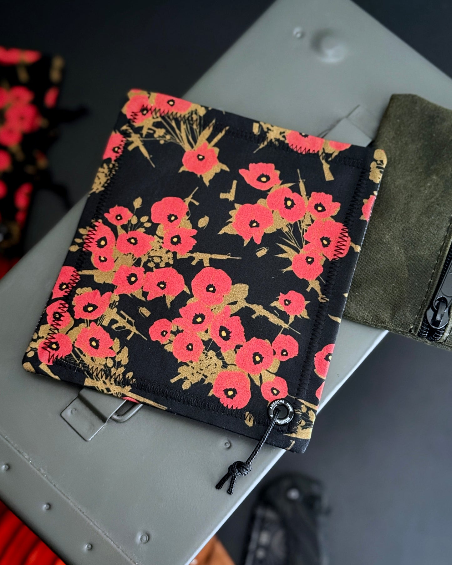 POPPIES OF WAR HANDKERCHIEF (SBWC BACKING)