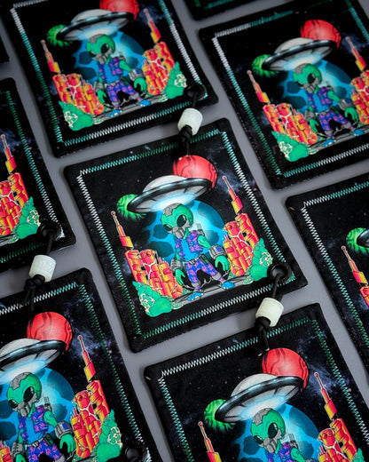 THE MARTIAN HANDKERCHIEF + GITD BEAD