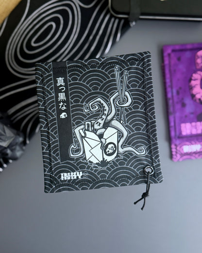 INKY TAKEOUT B&W HANDKERCHIEF