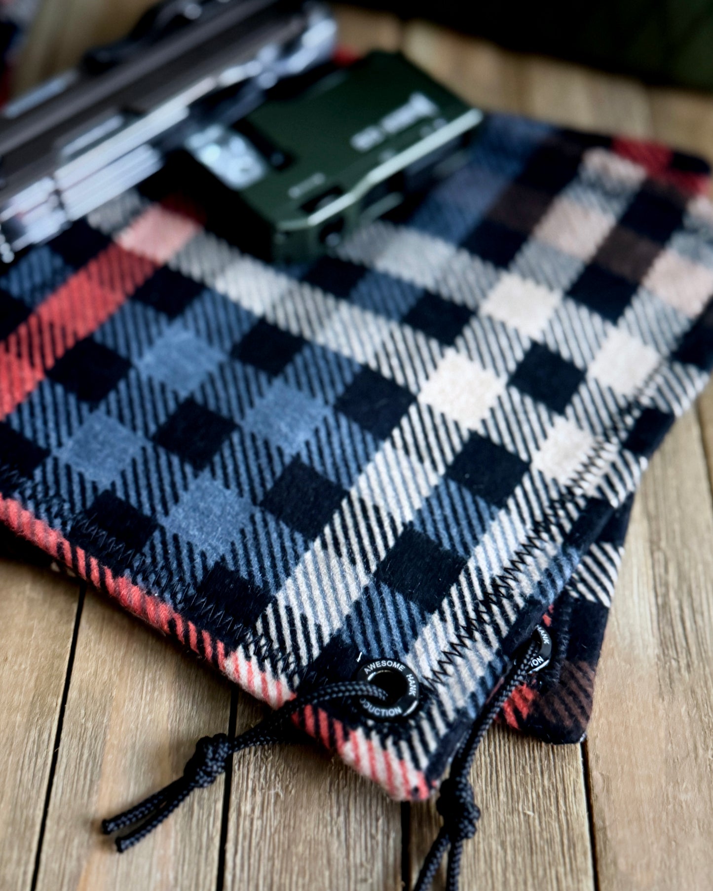 FLANNEL ACORN HANDKERCHIEF