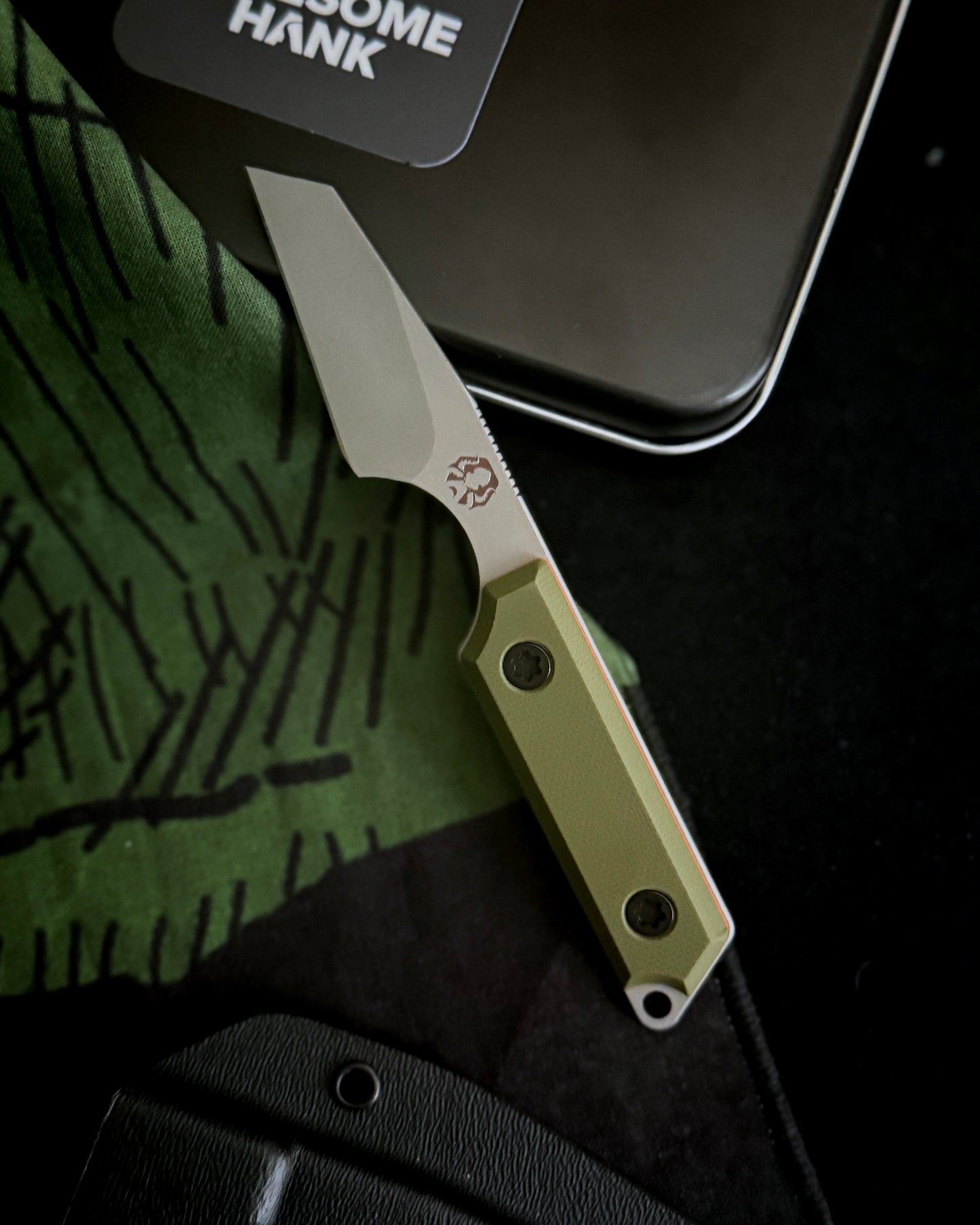AWESOME HANK VANIR MAGNACUT (1.7" GLASS BEAD BLASTED STONEWASH)