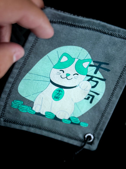 LUCKY CAT HANDKERCHIEF