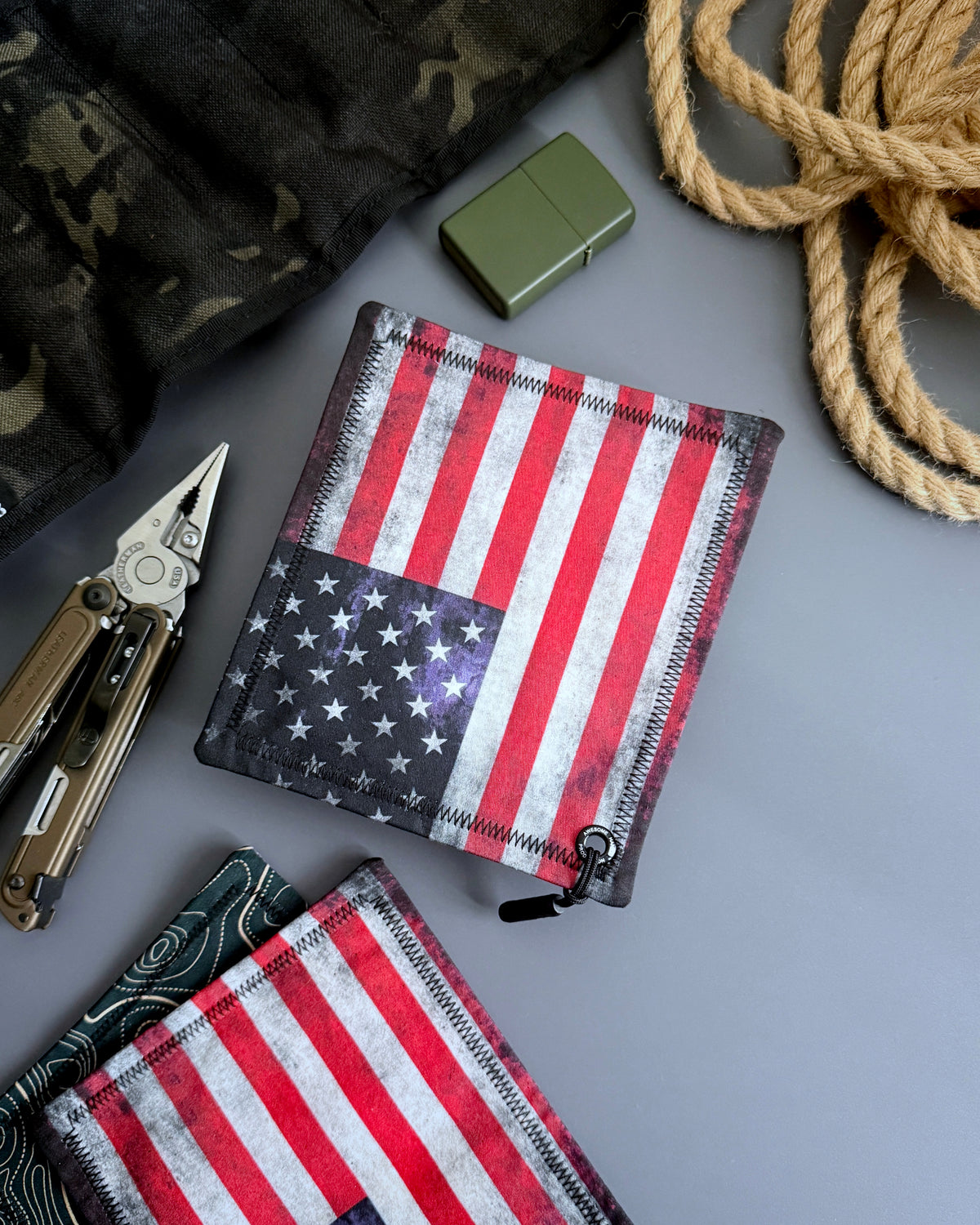 USA FLAG HANDKERCHIEF (MINI) - EDC HANK