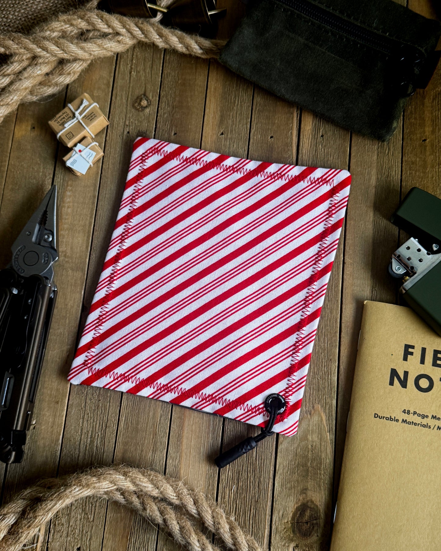 CANDY CANE HANDKERCHIEF