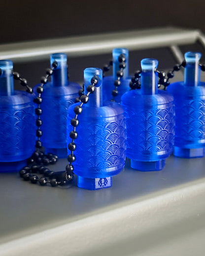 SEIGAIHA BEAD AND KEEPER LANTERN (NAVY)