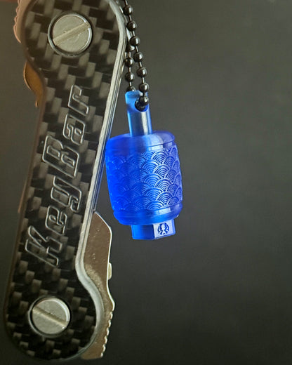 SEIGAIHA BEAD AND KEEPER LANTERN (NAVY)