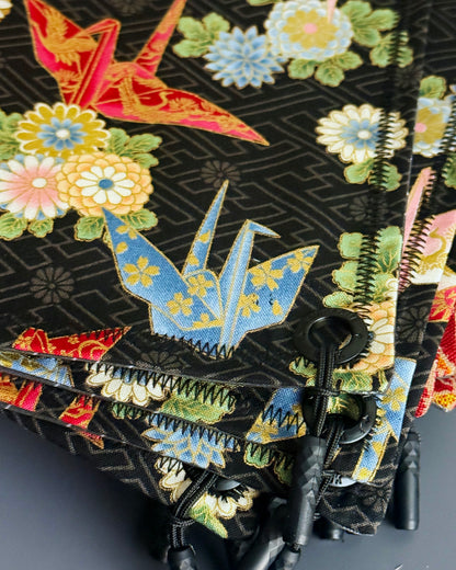 MIDNIGHT CRANE HANDKERCHIEF (HUSKY)