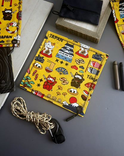 NEKO CITY MUSTARD HANDKERCHIEF (HUSKY)