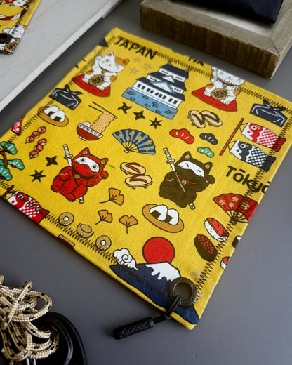 NEKO CITY MUSTARD HANDKERCHIEF (HUSKY)
