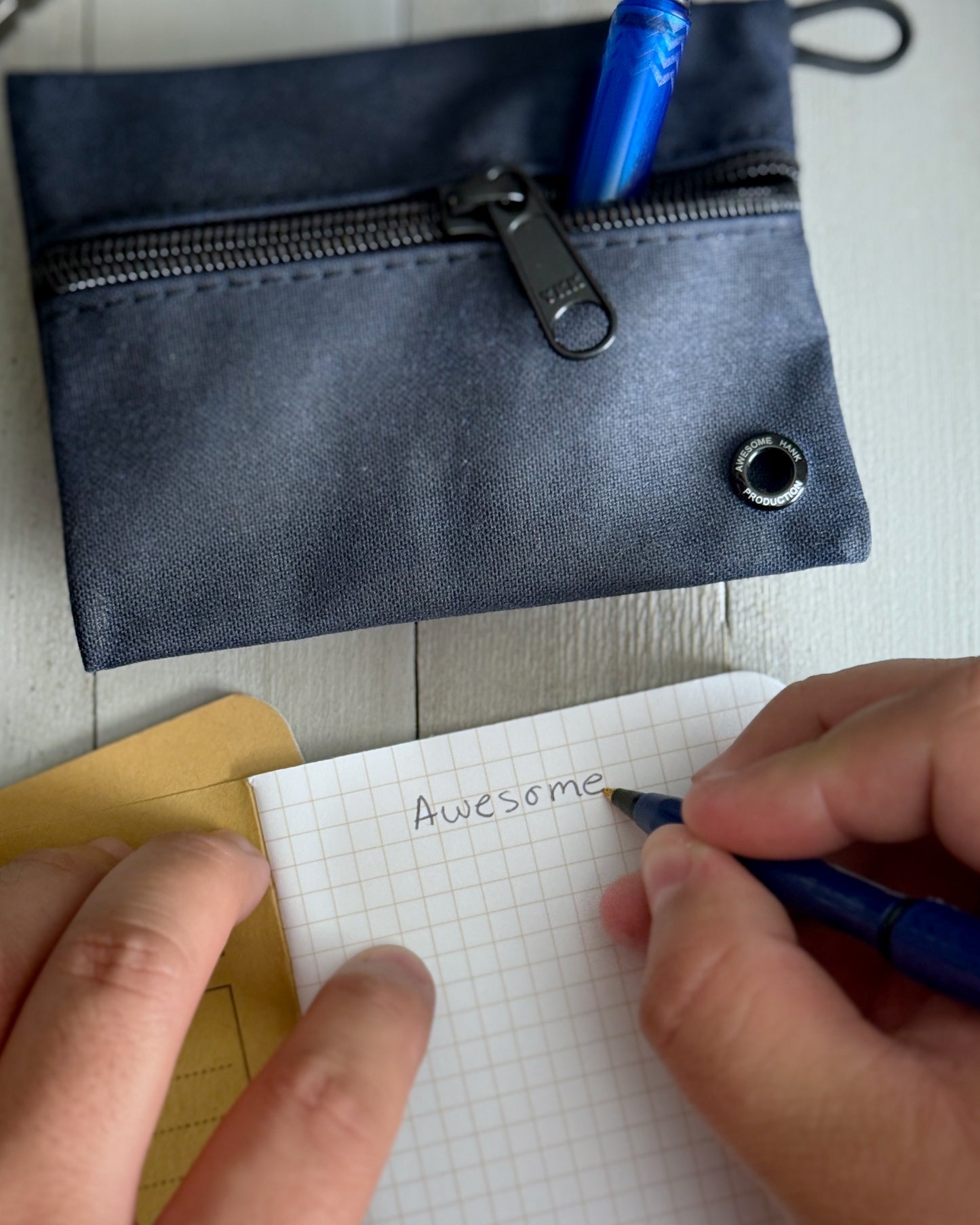 POKKA X AWESOME HANK - POCKET PEN CANVAS POUCH KIT