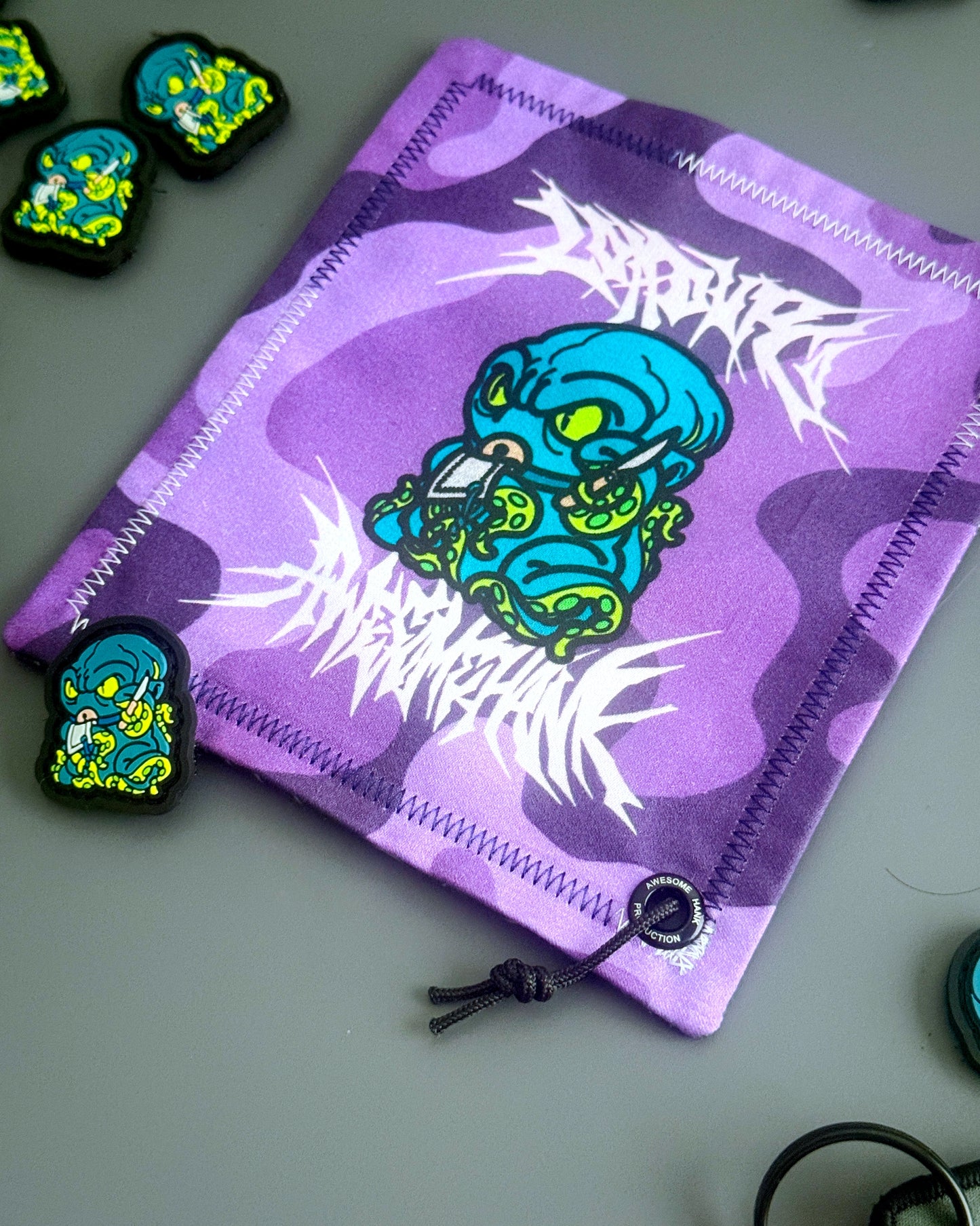 AWESOME KRAKEN HANDKERCHIEF + PATCH PACK (MINI)
