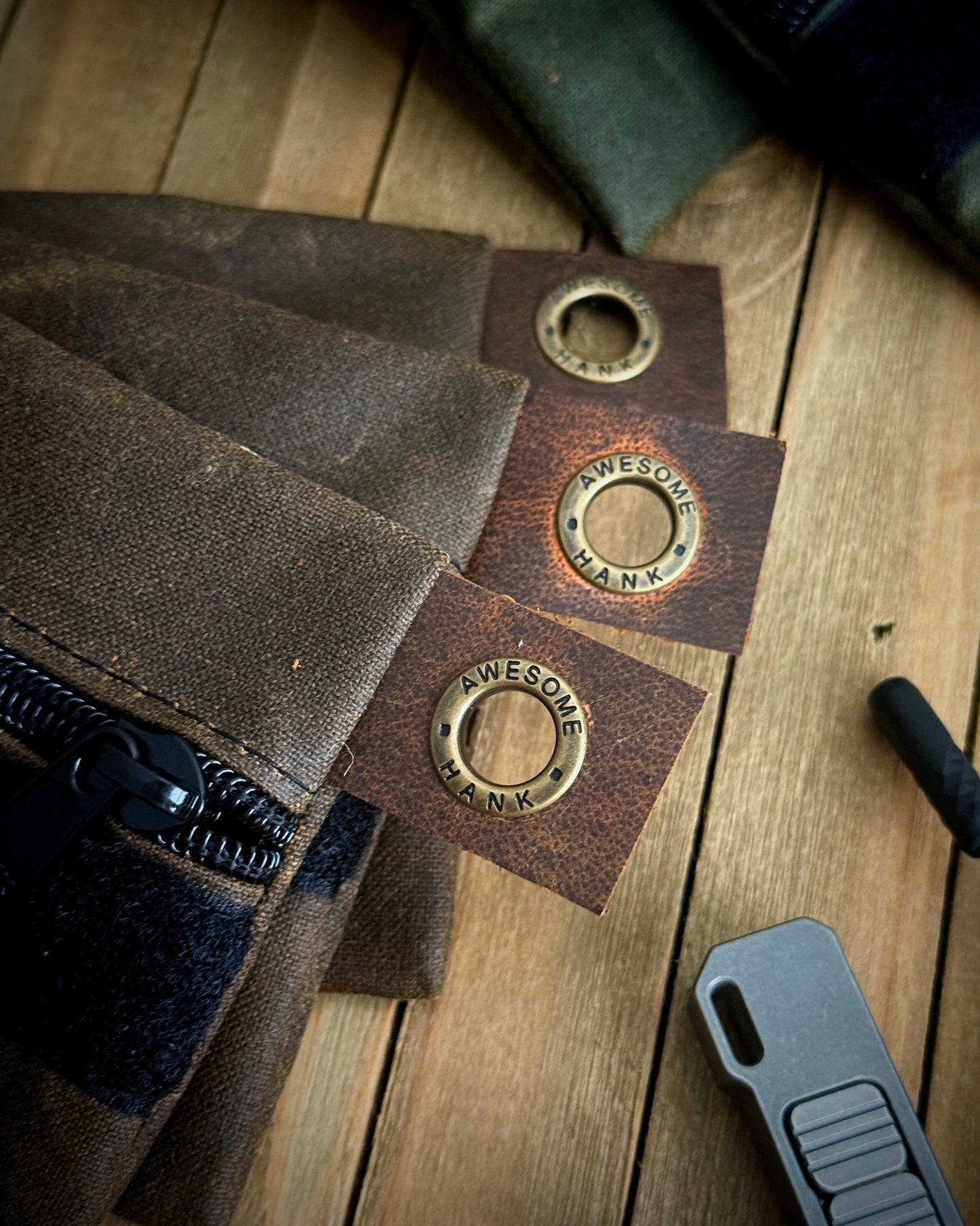 ALPINE WAXED CANVAS FLAT-LAY POUCH - SMALL (MULTIPLE COLORS)