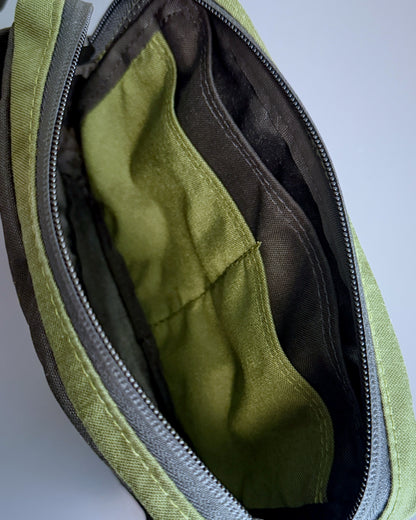 EARTHSEED BLK N' OLIVE FANNY PACK